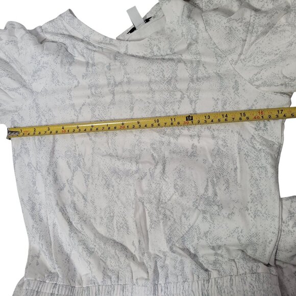 Daily Ritual Women's Puff-Sleeves Jumpsuit Supper Soft Terry Lounge Size Medium - Picture 9 of 16